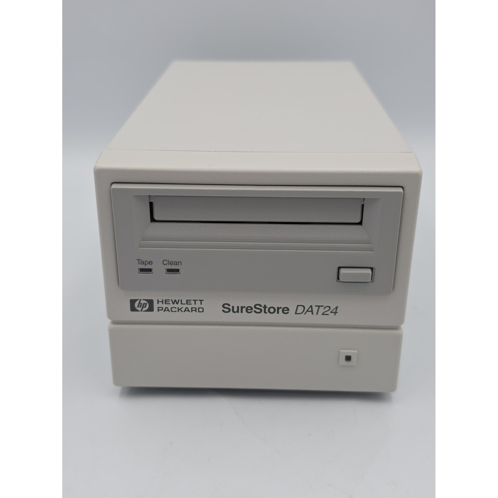 HP Surestore DAT24 External Tape Drive With Accessories Open Box New